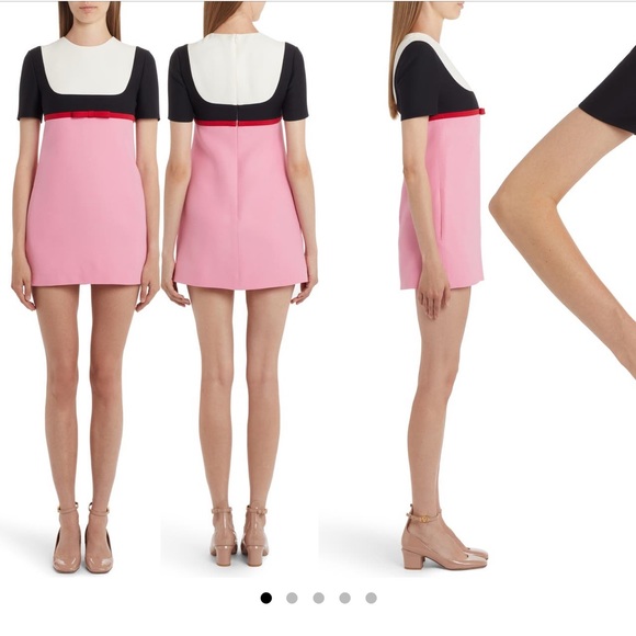 Valentino Colorblock Couture Minidress - Picture 2 of 8